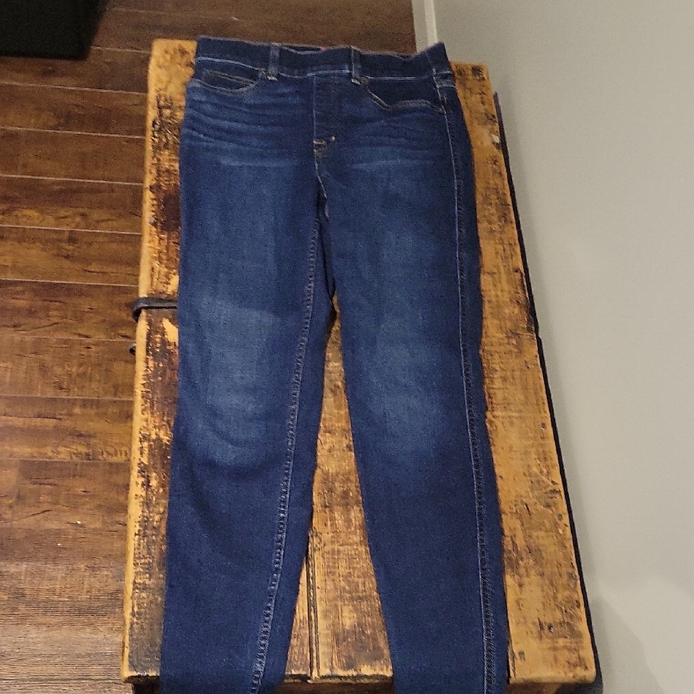SPANX Women's Dark Blue Skinny Jeans